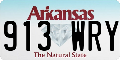 AR license plate 913WRY