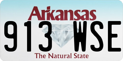 AR license plate 913WSE