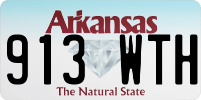 AR license plate 913WTH