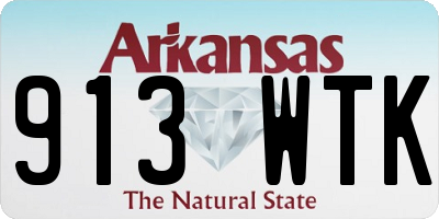 AR license plate 913WTK