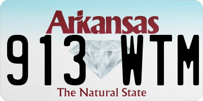 AR license plate 913WTM