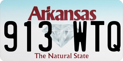 AR license plate 913WTQ
