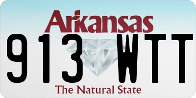 AR license plate 913WTT