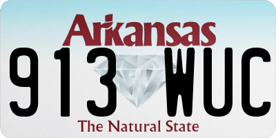 AR license plate 913WUC