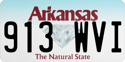 AR license plate 913WVI