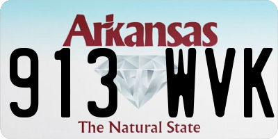AR license plate 913WVK