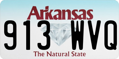 AR license plate 913WVQ
