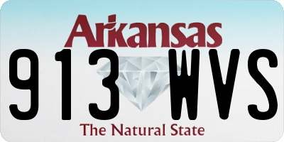 AR license plate 913WVS