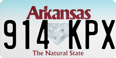 AR license plate 914KPX