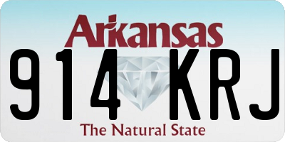 AR license plate 914KRJ