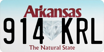 AR license plate 914KRL