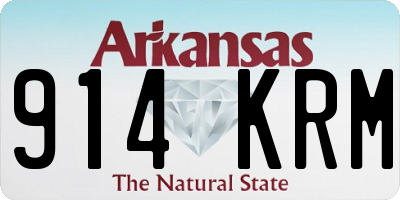 AR license plate 914KRM