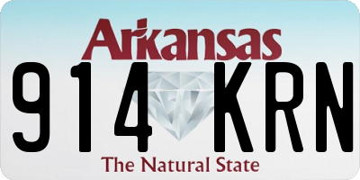 AR license plate 914KRN