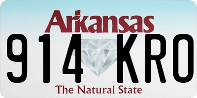 AR license plate 914KRO