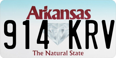 AR license plate 914KRV