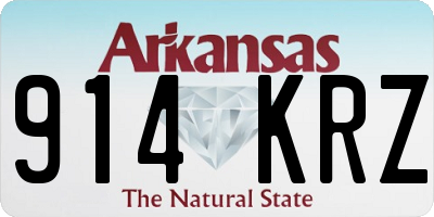 AR license plate 914KRZ