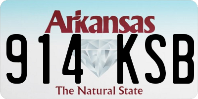 AR license plate 914KSB