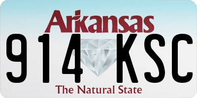 AR license plate 914KSC
