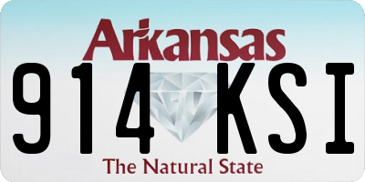 AR license plate 914KSI
