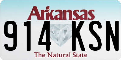 AR license plate 914KSN