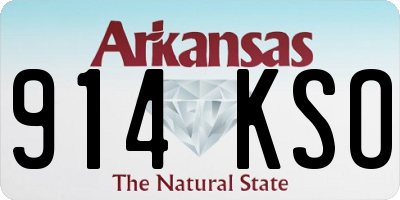 AR license plate 914KSO