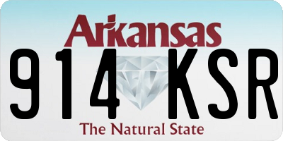 AR license plate 914KSR