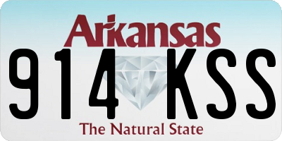 AR license plate 914KSS