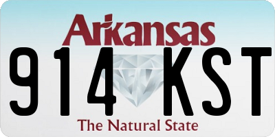 AR license plate 914KST