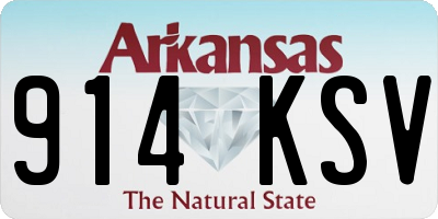 AR license plate 914KSV