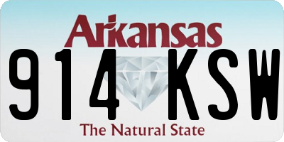 AR license plate 914KSW