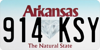 AR license plate 914KSY