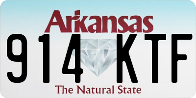 AR license plate 914KTF