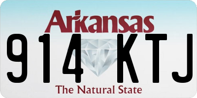 AR license plate 914KTJ