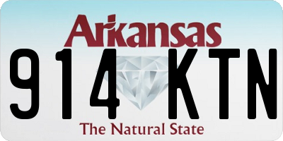 AR license plate 914KTN