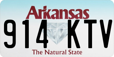 AR license plate 914KTV