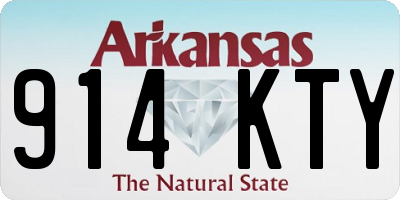 AR license plate 914KTY