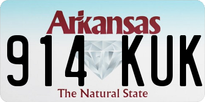 AR license plate 914KUK