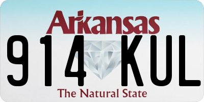AR license plate 914KUL