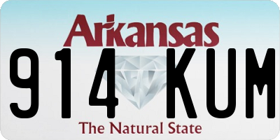 AR license plate 914KUM