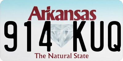 AR license plate 914KUQ