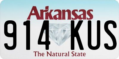 AR license plate 914KUS