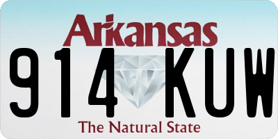 AR license plate 914KUW