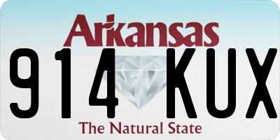 AR license plate 914KUX