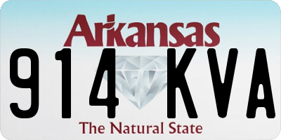 AR license plate 914KVA