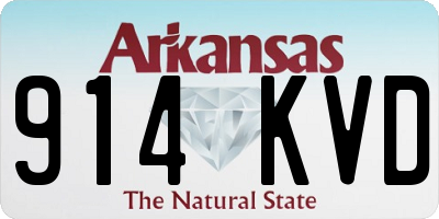 AR license plate 914KVD