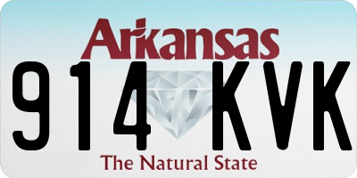 AR license plate 914KVK