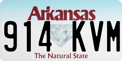 AR license plate 914KVM
