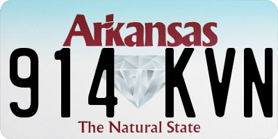 AR license plate 914KVN