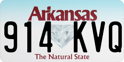 AR license plate 914KVQ