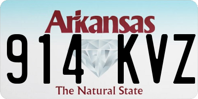 AR license plate 914KVZ